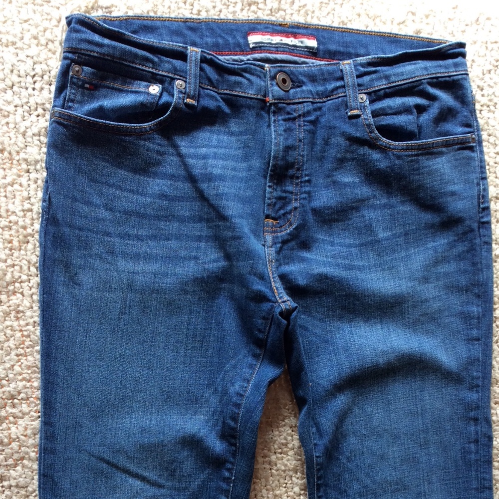 Men's Tommy Hilfiger Slim Jeans | Medium Rinse | Size 34